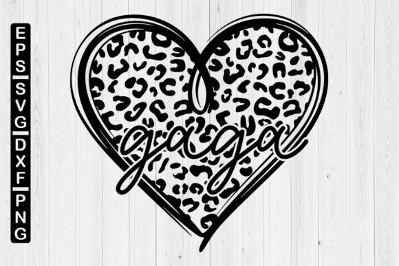 Gaga Leopard SVG: Graphics for Crafts & Creative Publishing