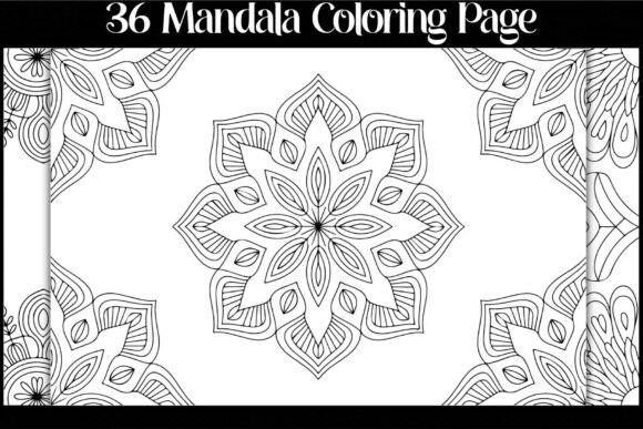 Mandala Coloring Pages Graphics