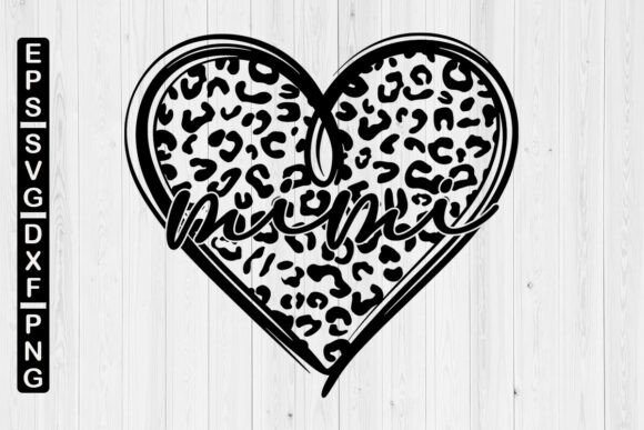 Mimi Heart Leopard SVG: Graphics & Crafts Asset Review