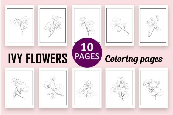 Quience Flwoer Coloring Pages & Graphics