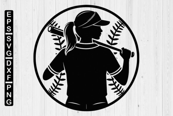 Softball Girl SVG: Graphics for Crafts & Local Branding