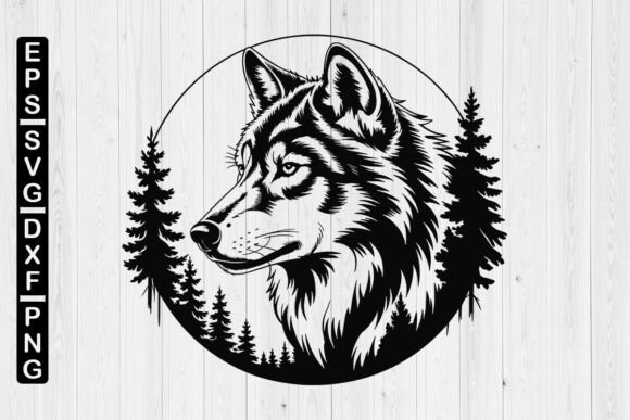 Wolf Howling SVG: Graphics for Crafts & Creative Sellers